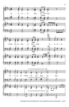 Fanfare & Concertato on The Church's Foundation von Samuel Sebastian Wesley 
