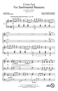 (I Love You) For Sentimental Reasons (William Best) 