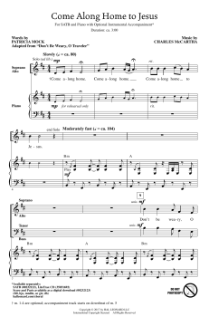 Come Along Home To Jesus (Charles McCartha) 