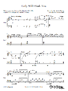 Early Will I Seek You von Marshall Portnoy (Download) 