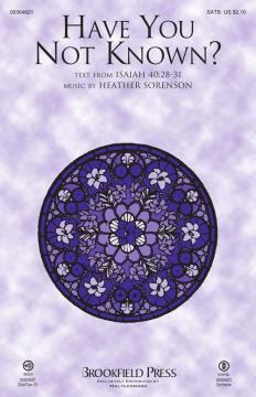 Have You Not Known? von Heather Sorenson 