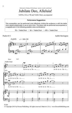 Jubilate Deo, Alleluia! (Judith Herrington) 