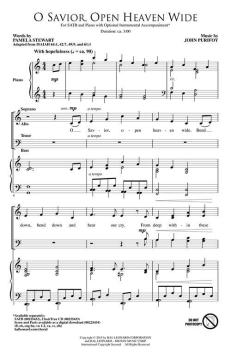 O Savior, Open Heaven Wide von John Purifoy (Download) 