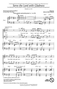 Serve The Lord With Gladness von Rollo Dilworth (Download) 