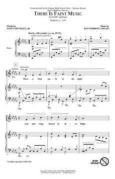 There Is Faint Music von Dan Forrest (Download) 