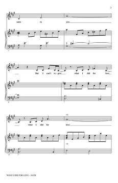 What I Did For Love von Marvin Hamlisch (Download) 