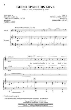 God Showed His Love von Patricia Mock (Download) 