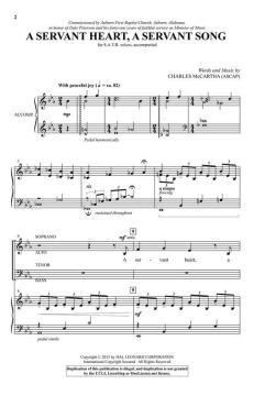 A Servant Heart, A Servant Song von Charles McCartha 