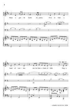 A Simple Alleluia von Jonathan Martin 