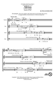 Alleluia von William Bolcom (Download) 