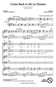 Come Back to Me in Dreams von Mark Burrows 