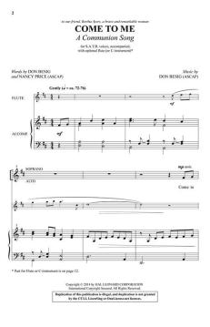 Come to Me von Don Besig 