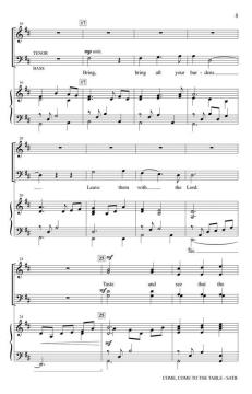 Come, Come to the Table von Joshua Metzger (Download) 