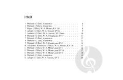 Leichte Duette von Wolfgang Amadeus Mozart 