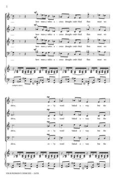 Four Piedmont Choruses von William Bolcom (Download) 