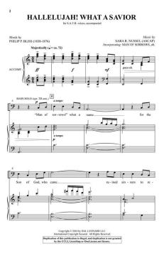 Hallelujah! What a Savior von Philip Paul Bliss (Download) 