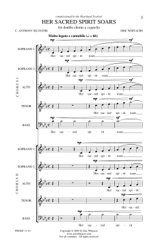 Her Sacred Spirit Soars von Eric Whitacre (Download) 