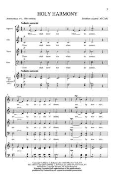 Holy Harmony von Jonathan Adams (Download) 