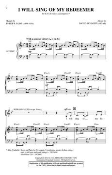 I Will Sing of My Redeemer von David Schmidt (Download) 