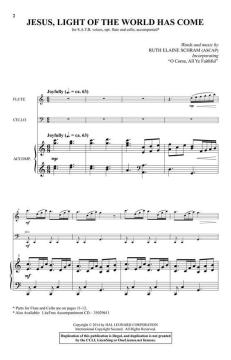 Jesus, Light of the World Has Come von Ruth Elaine Schram (Download) 