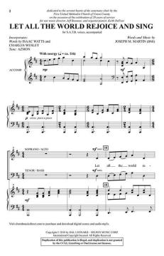 Let All the World Rejoice and Sing von Joseph M. Martin (Download) 