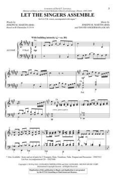Let the Singers Assemble von David Angerman 