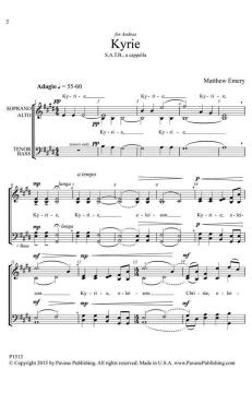 Missa Brevis Boreal (Matthew Emery) 