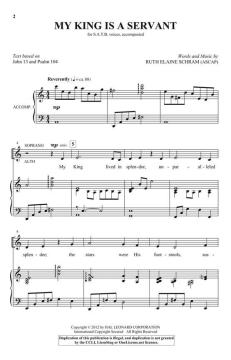 My King Is A Servant von Ruth Elaine Schram (Download) 