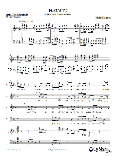 Psalm 113 (Hal'luyah) von Michael Isaacson (Download) 