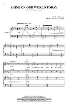 Shine on Our World Today von Joshua Metzger (Download) 