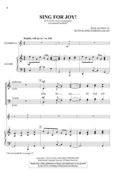 Sing for Joy! von Ruth Elaine Schram 