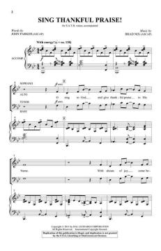 Sing Thankful Praise! von Brad Nix 