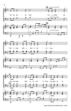 Sing Your Song Through Me von Joseph M. Martin (Download) 