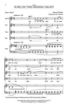 Sure On This Shining Night (Samuel Barber) 