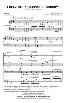 Surely, He Has Borne Our Sorrows von Heather Sorenson (Download) 