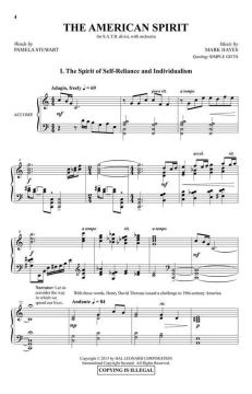 The American Spirit von Mark Hayes (Download) 