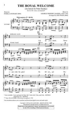 The Royal Welcome von Georg Friedrich Händel 