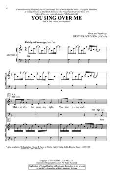 You Sing Over Me von Heather Sorenson 