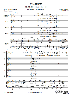 Y'vareich (Psalm 115) von Michael Isaacson (Download) 