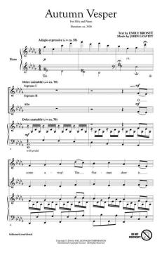 Autumn Vesper von John Leavitt (Download) 