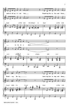 Broadway Baby von Stephen Sondheim (Download) 