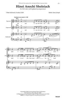 Hinei Anochi Sholeiach von Anne Joseph (Download) 