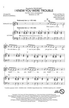 I Knew You Were Trouble (Taylor Swift) 