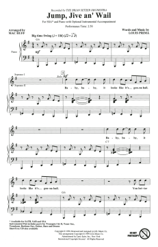 Jump, Jive And Wail (Louis Prima) 