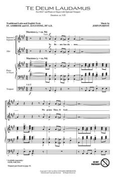 Te Deum Laudamus von John Purifoy (Download) 