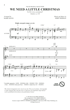 We Need A Little Christmas (Jerry Herman) 