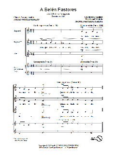 A Belen Pastores (Villancico) von Teófilo Becerra Medina (Download) 