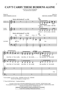 Can't Carry These Burdens Alone von John Parker (Download) 