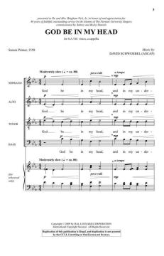 God Be in My Head von David Schwoebel (Download) 