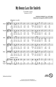 My Bonny Lass She Smileth von Thomas Morley (Download) 